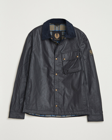 Belstaff Ground Wax Jacket Dark Navy – Sininen