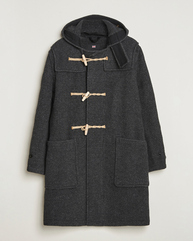 Gloverall 575 Monty Original Duffle Coat Charcoal – Harmaa
