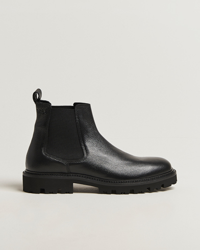 BOSS BLACK Julyo Leather Chelsea Boot Black – Musta