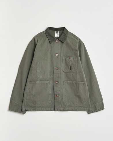Nudie Jeans Howie Duck Canvas Chore Jacket Green – Vihreä