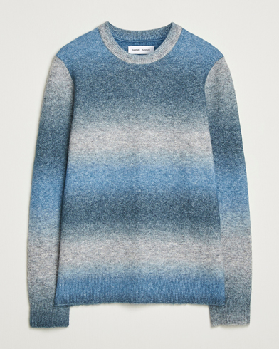 Samsøe Samsøe Aiden Wool/Alpaca Striped Crew Neck Stellar Multi – Harmaa