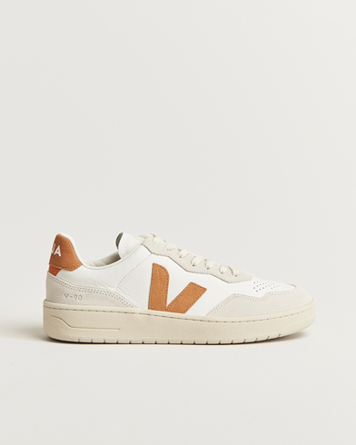 Veja V-90 Sneaker Extra White/Umber – Valkoinen