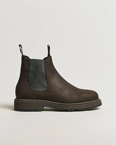 GANT Blisdor Rough Leather Chelsea Boot Dark Brown – Ruskea