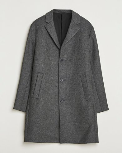 NN07 Austin Wool Coat Grey Melange – Harmaa