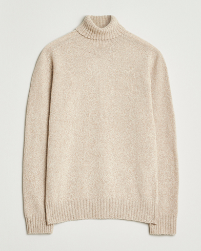 Altea Wool/Cashmere Rollneck Beige Melange – Beige