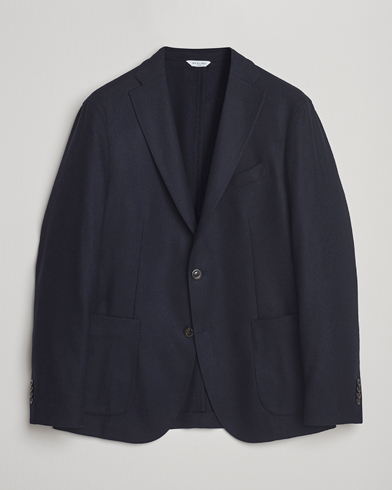 Boglioli K Jacket Wool/Cashmere Blazer Navy – Sininen