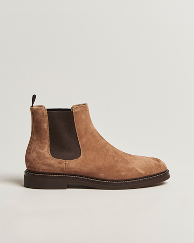 Brunello Cucinelli Chelsea Boots Brown Suede – Ruskea
