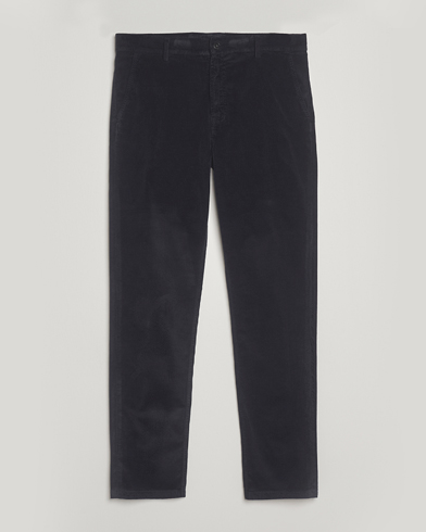 Canali Soft Corduroy Trousers Navy – Sininen