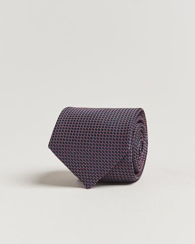 Canali 5-Fold Silk Tie Pink – Vaaleanpunainen