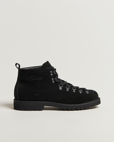 Fracap M120 Suede Boot Black – Musta