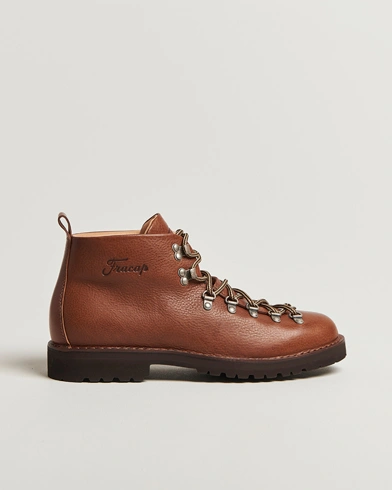 Fracap M120 Grained Leather Boot Brown – Ruskea