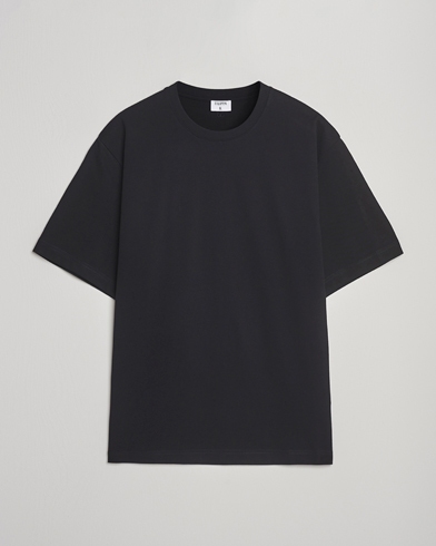 Filippa K Heavy Cotton Crew Neck T-Shirt Black – Musta