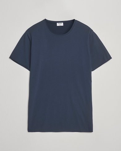 Filippa K Roll Neck Crew Neck T-Shirt Dusk Blue – Sininen