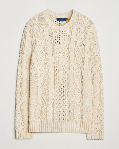 Polo Ralph Lauren Cotton Marl Pullover Oatmeal – Beige
