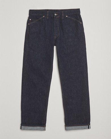 Drake's 5-Pocket Japanese Selvedge Jeans Indigo – Sininen