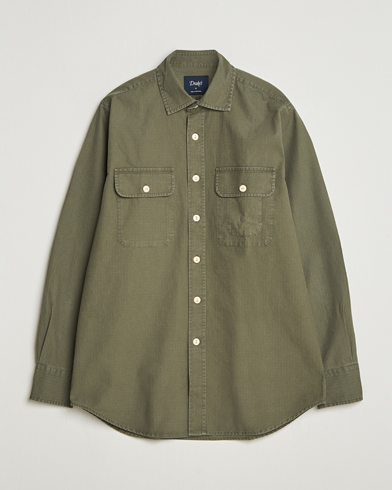 Drake's Ripstop Work Shirt Green – Vihreä