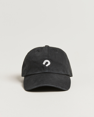 Drake's Horseshoe Chainstitch Cap Black – Musta