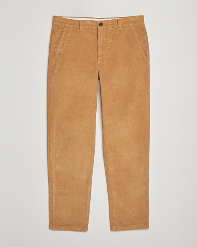 KnowledgeCotton Apparel Chuck Regular Cord Trousers Cinamon – Ruskea