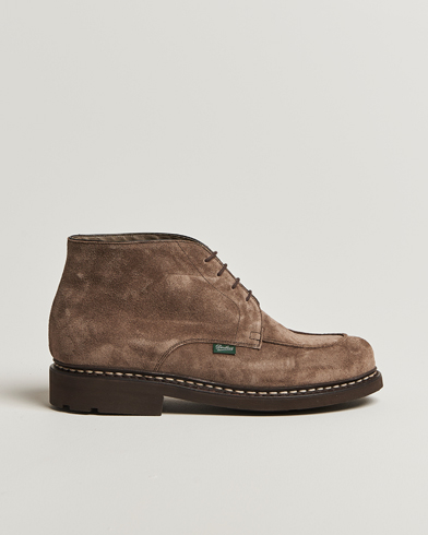 Paraboot Chambord Mid Derby Brown Suede – Ruskea
