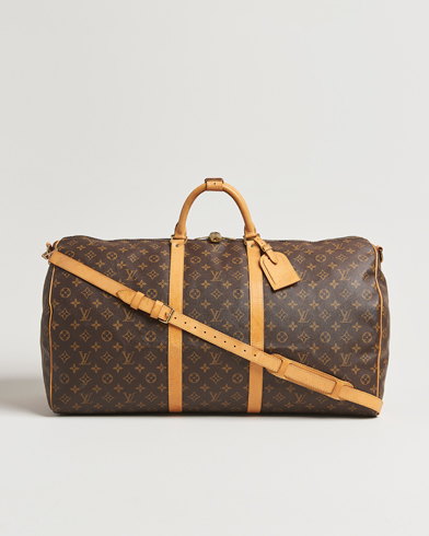 Louis Vuitton Pre-Owned Keepall Bandoulière 60 Monogram – Ruskea