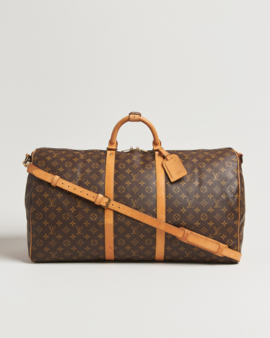 Louis Vuitton Pre-Owned Keepall Bandoulière 60 Monogram – Ruskea
