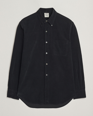 Kamakura Shirts Vintage Ivy Needle Cord Shirt Black – Musta