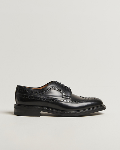 Loake 1880 Sovereign Longwing Derby Black – Musta