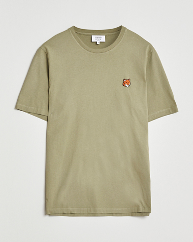 Maison Kitsuné Fox Head T-Shirt Laurel Green – Vihreä