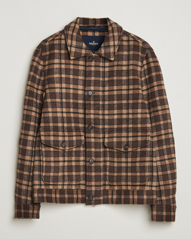 Morris Theobald Jacket Brown – Ruskea