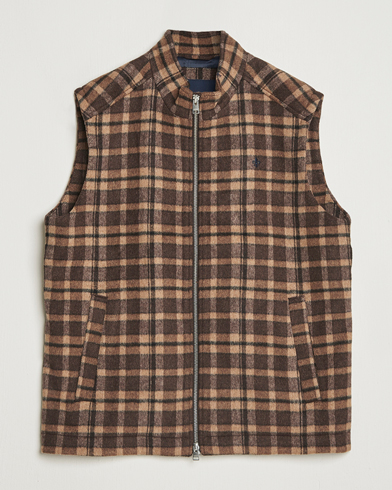 Morris Humphrey Vest Brown – Ruskea