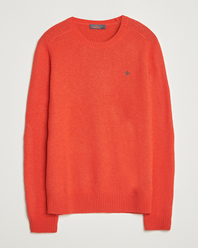 Morris Hertford Lambswool Merino Crew Neck Red – Punainen