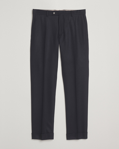 Morris Jack Flannel Trousers Navy – Sininen