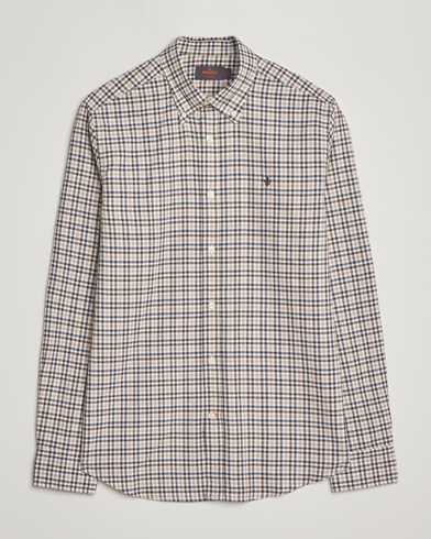 Morris Watts Flannel Check Shirt Brown – Ruskea