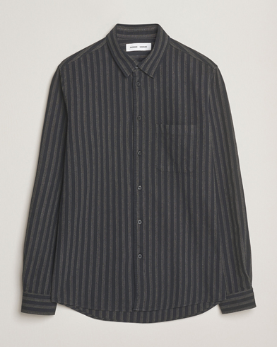 Samsøe Samsøe Liam Striped Shirt Castor Grey – Harmaa