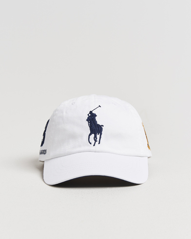 Polo Ralph Lauren Big Pony Twill Cap Ceramic White – Valkoinen