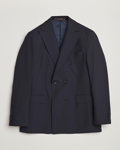Oscar Jacobson Farris Wool Blazer Navy – Sininen