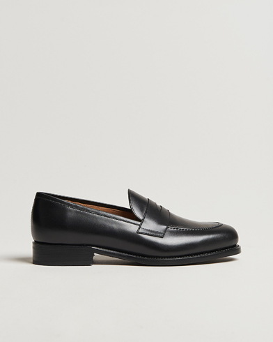 Oscar Jacobson Penny Loafers Black – Musta