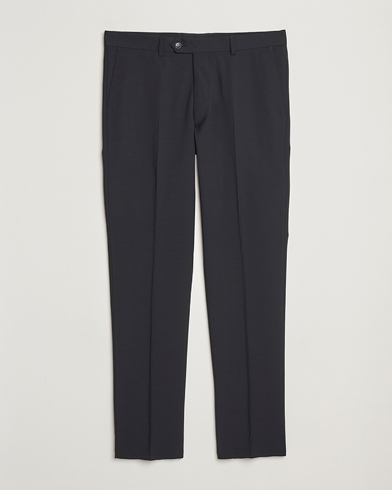 Oscar Jacobson Denz Wool Blend Trousers Black – Musta
