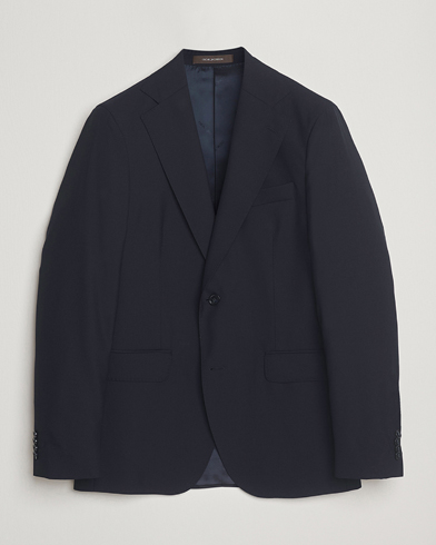 Oscar Jacobson Ego Wool Blazer Navy – Sininen