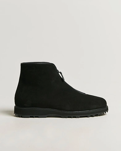 Myrqvist Funäs Boot Black Suede – Musta