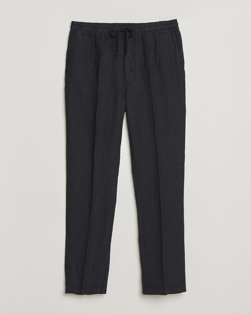 Altea Linen Pants Navy – Sininen