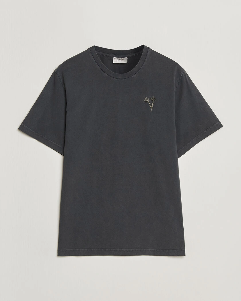 Forét Bouquet T-Shirt Washed Black – Harmaa