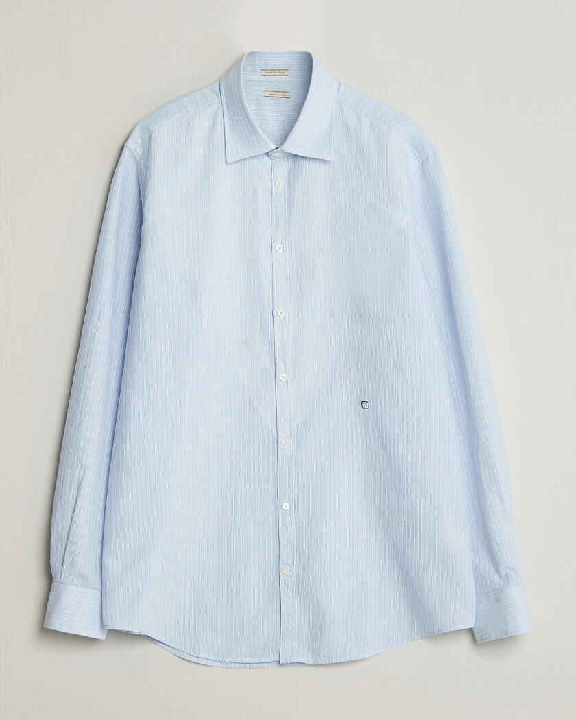 Massimo Alba Genova Striped Shirt Sky Blue – Sininen