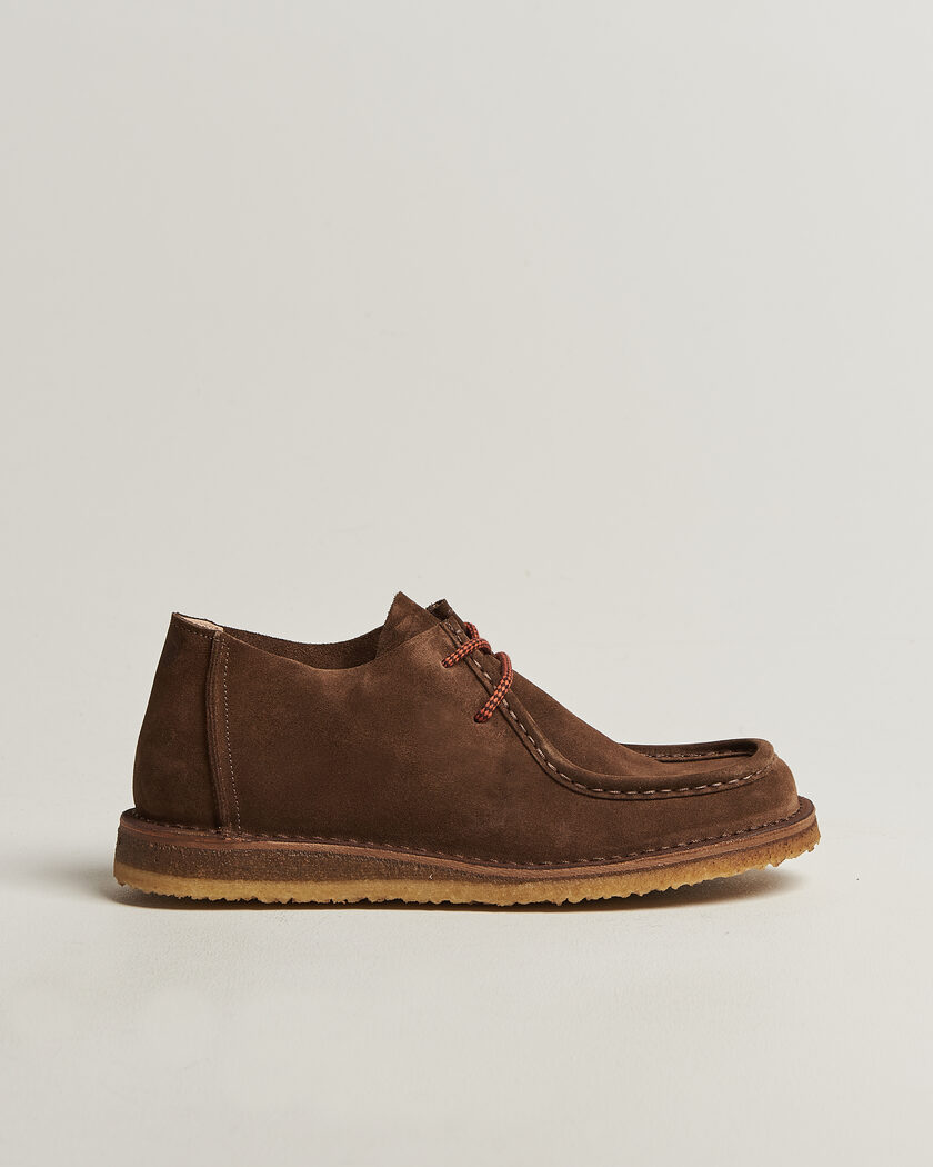 Astorflex Beenflex Shoes Dark Khaki Suede – Ruskea