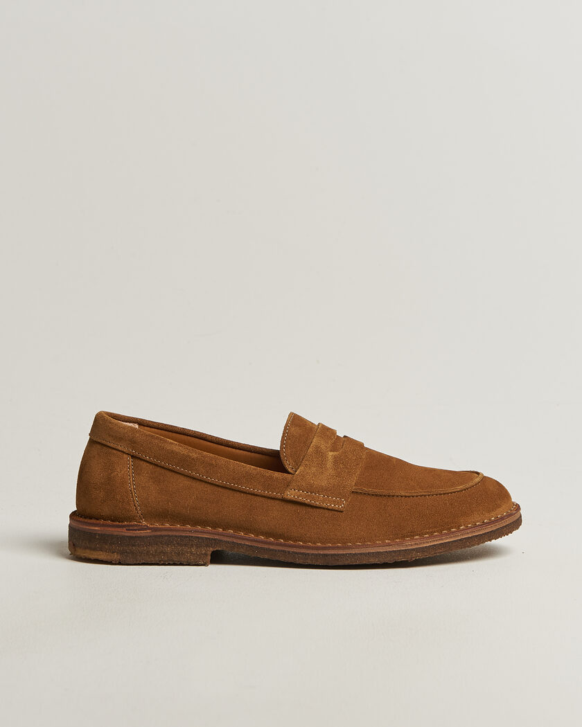 Astorflex Sadelflex Loafers Whiskey Suede – Ruskea