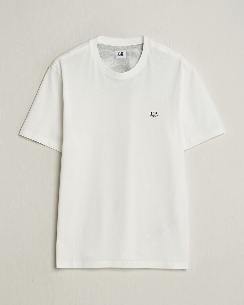C.P. Company Short Sleeve Back Print T-Shirt White – Valkoinen