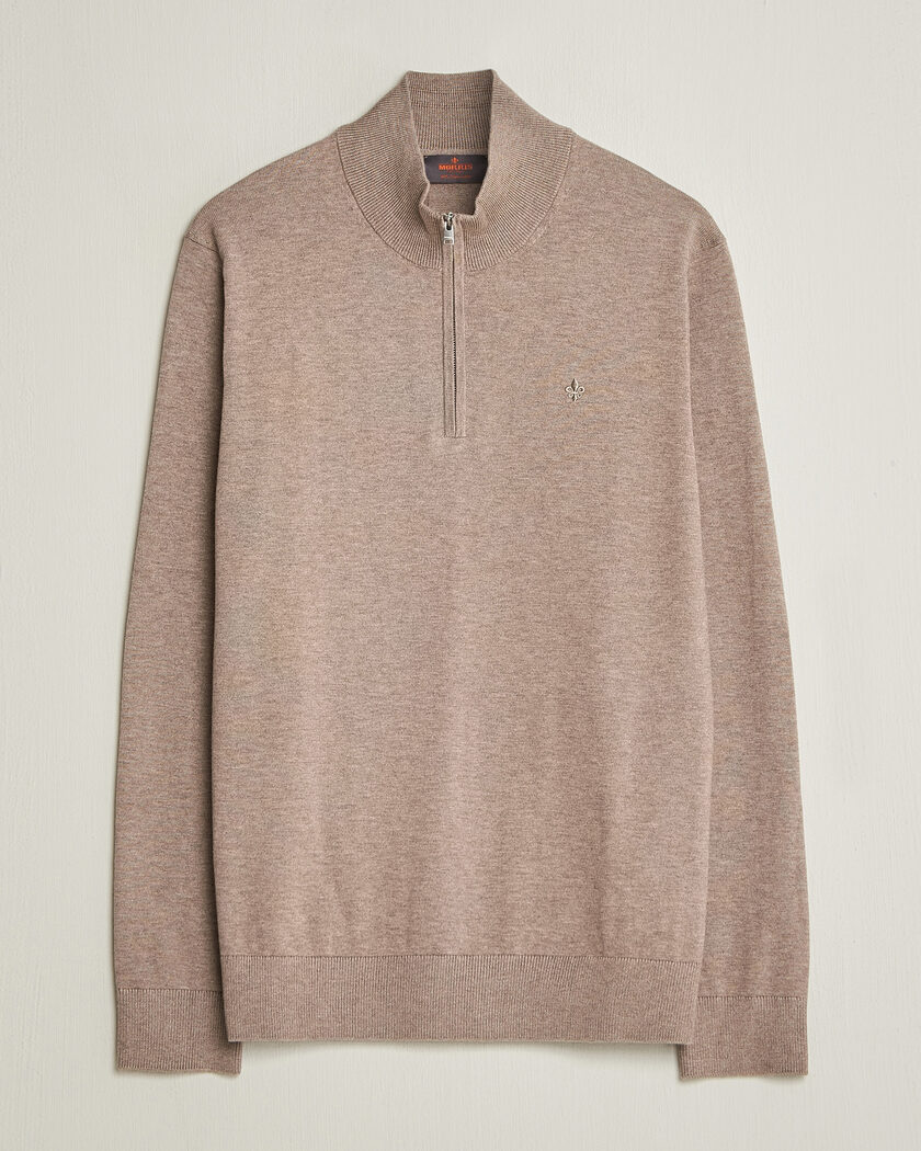 Morris Riley Half-Zip Brown – Ruskea