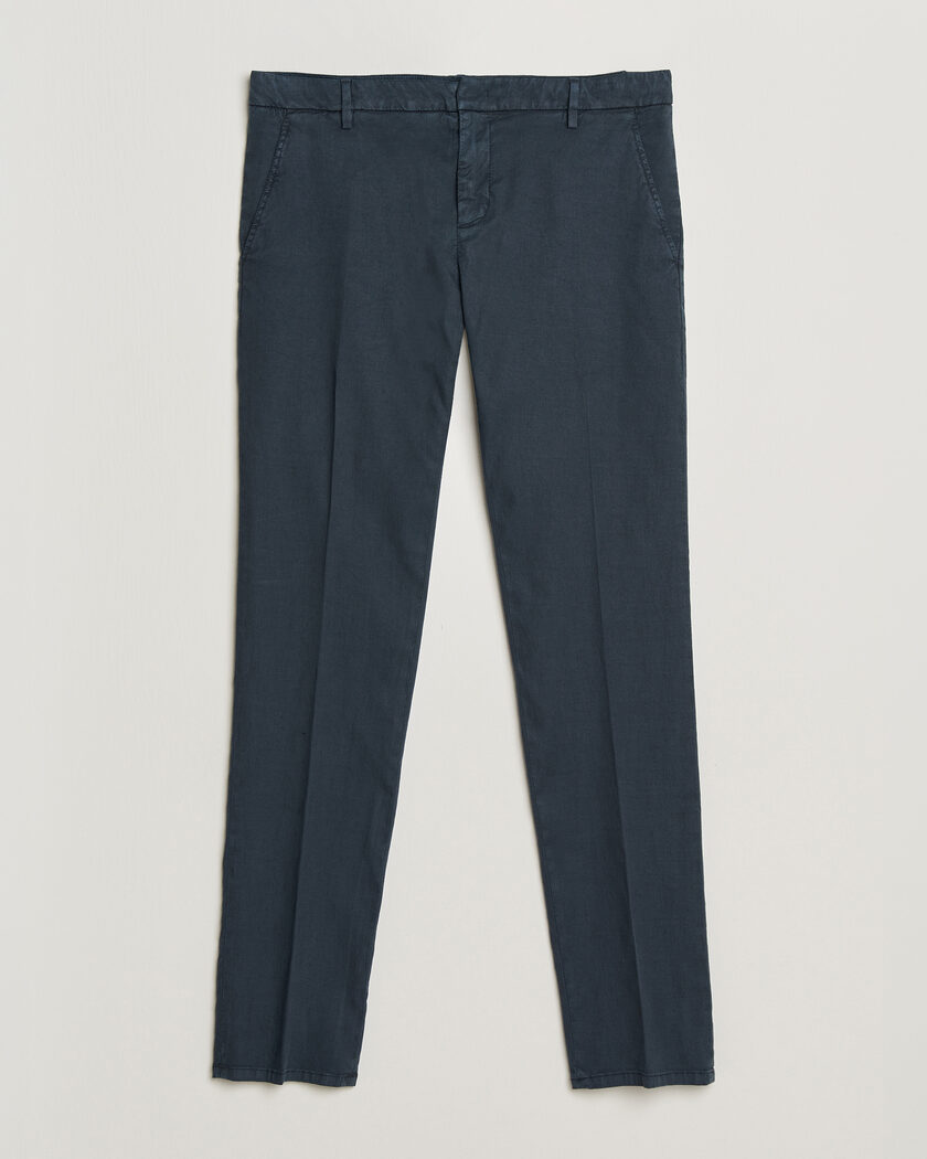 Dondup Spiritisimo Linen Stretch Chinos Navy – Sininen