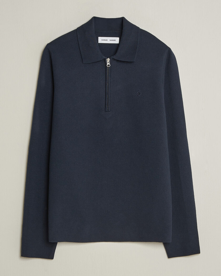 Samsøe Samsøe Guna Half Zip Salute Navy – Sininen