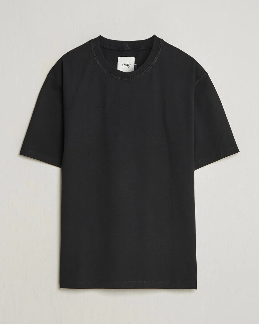 Drake's Short Sleeve Hiking T-Shirt Black – Musta